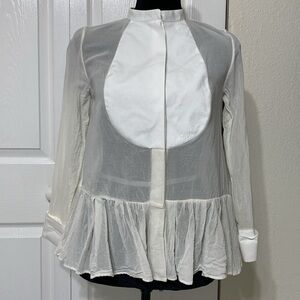 - Giambattista Valli Blouse white blouse size 40 or XS made in Italy